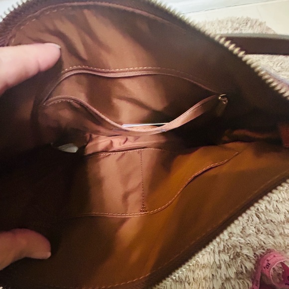 Fossil Skylar shoulder bag  Brandy Leather Bag Purse - Picture 6 of 11